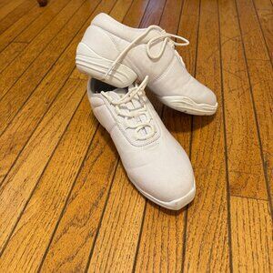 CAPEZIO Dance Sneakers White Canvas SPLIT Soles SZ 9